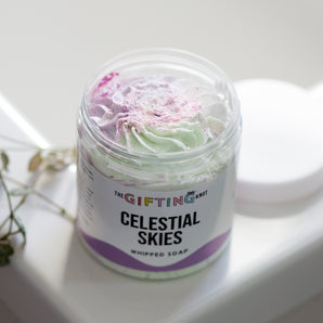 Celestial Skies Whipped Soap – Bold Floral, Amber & Woody Body Cleanser