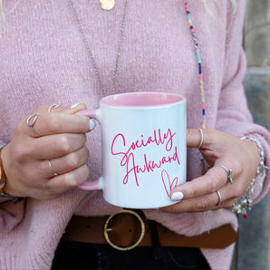 Socially Awkward Mug – Pink Edition