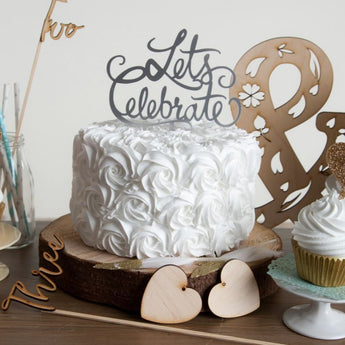 Let's Celebrate Party Cake Topper