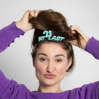 21st Birthday Milestone Headband