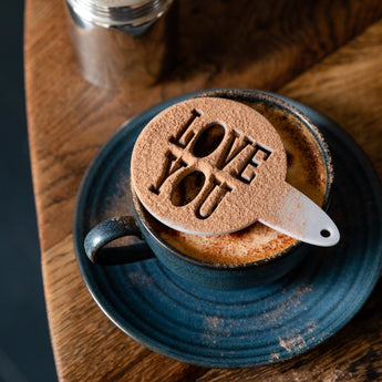 Personalised Set Of Two Coffee Cake Stencil Dusters