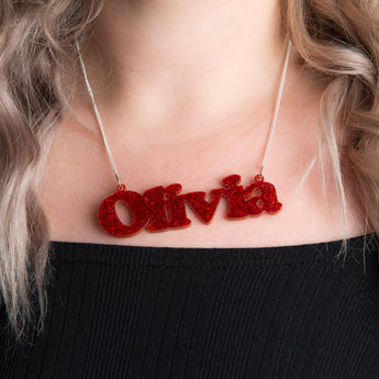 Personalised Bold Style Name Necklace