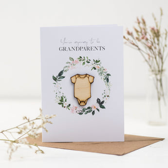 You're Going To Be Grandparents Baby Announcement Card