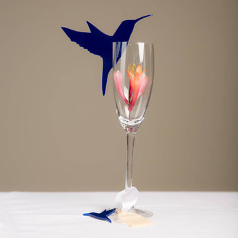 Hummingbird Wine Glass Toppers and Charms Set Of 25