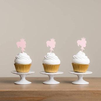Set of Six Princess Cupcake Toppers