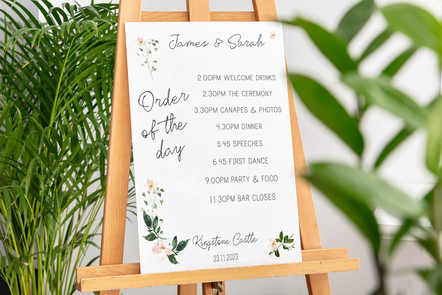 Order of the Day Signs