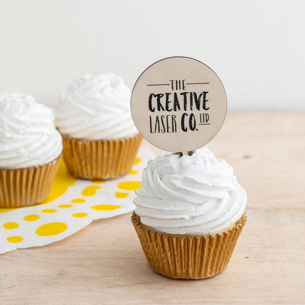 Branded Cupcake Toppers