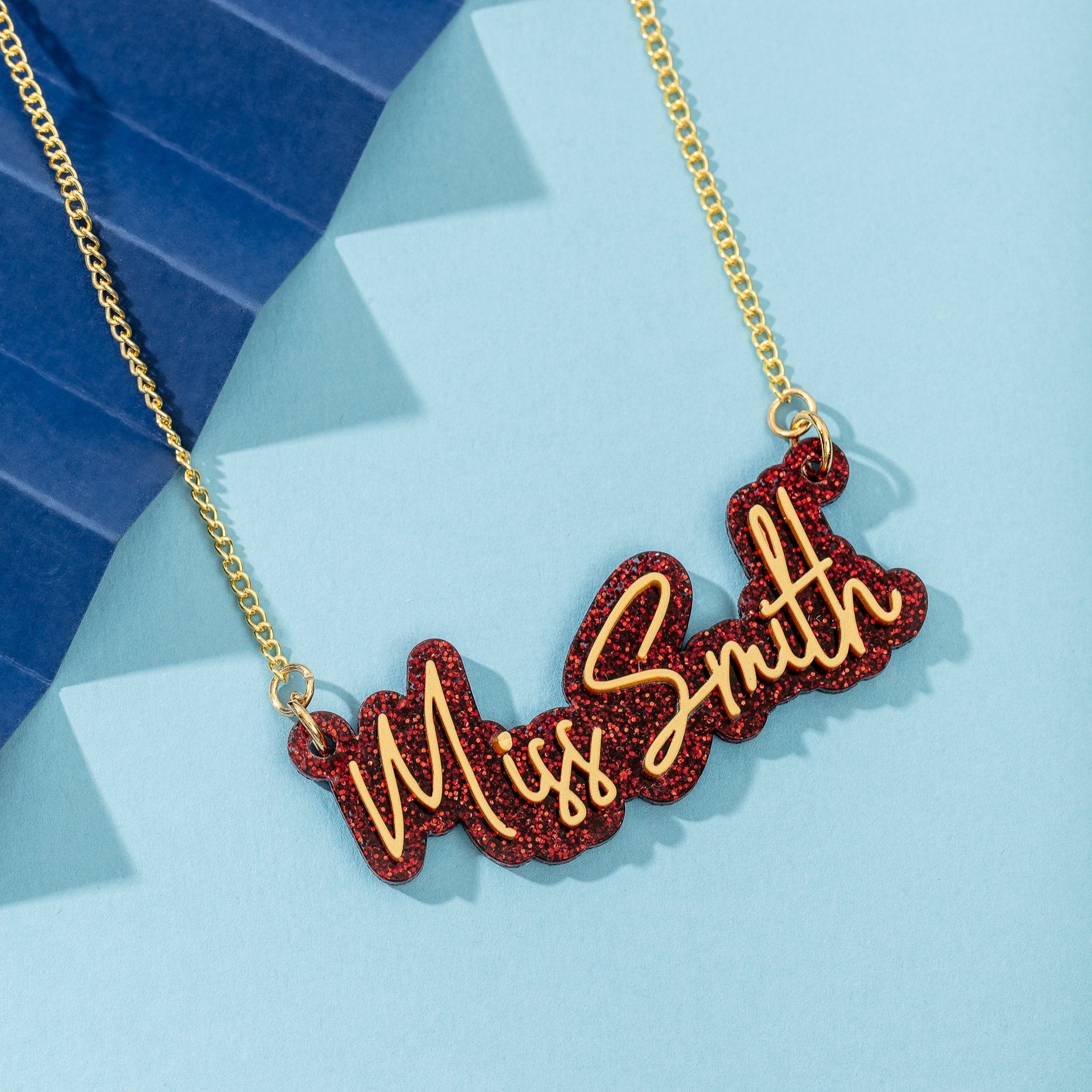 Signature Style Double Layer Name Necklace