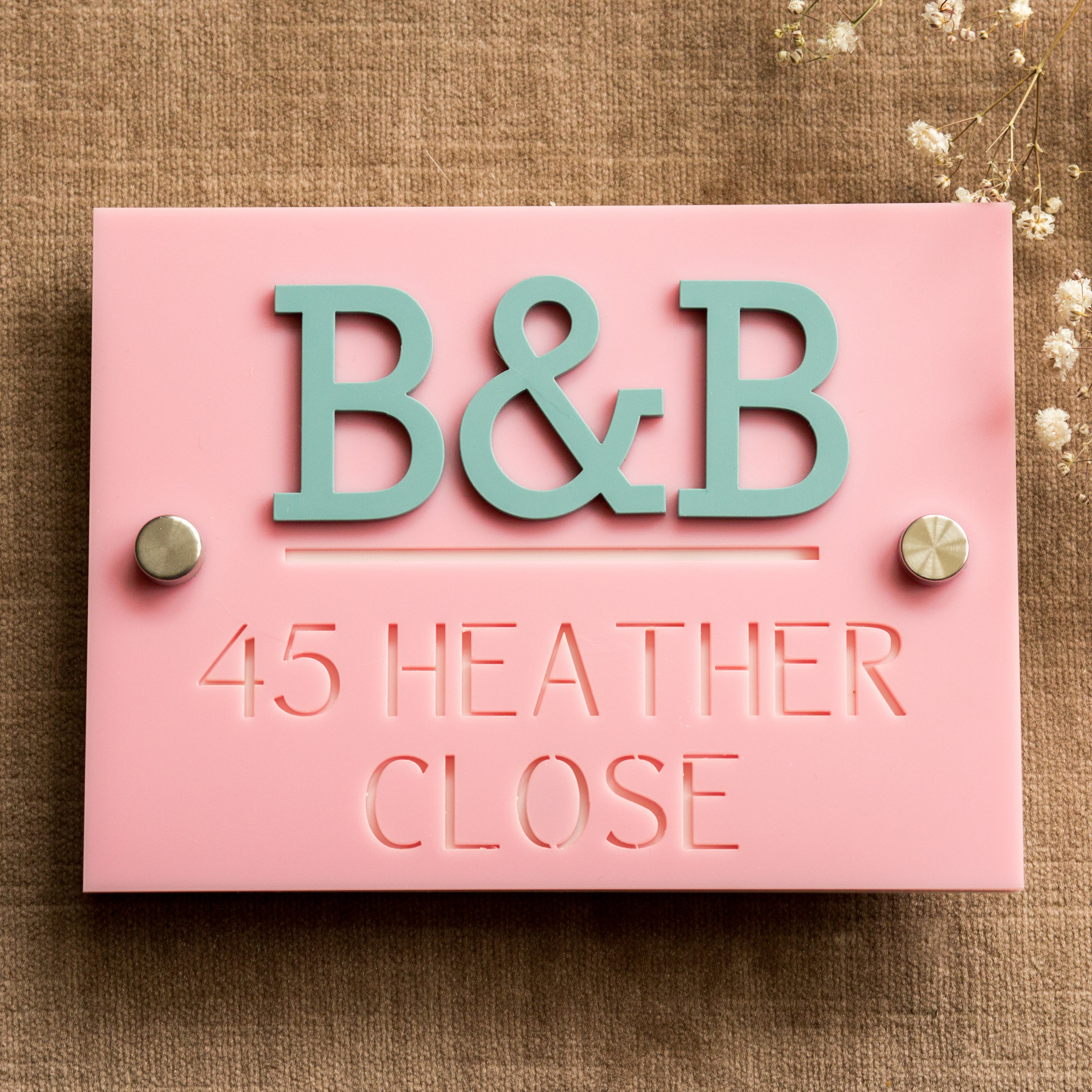 Laser Cut 3D House Wall Plaque with Matte Finish