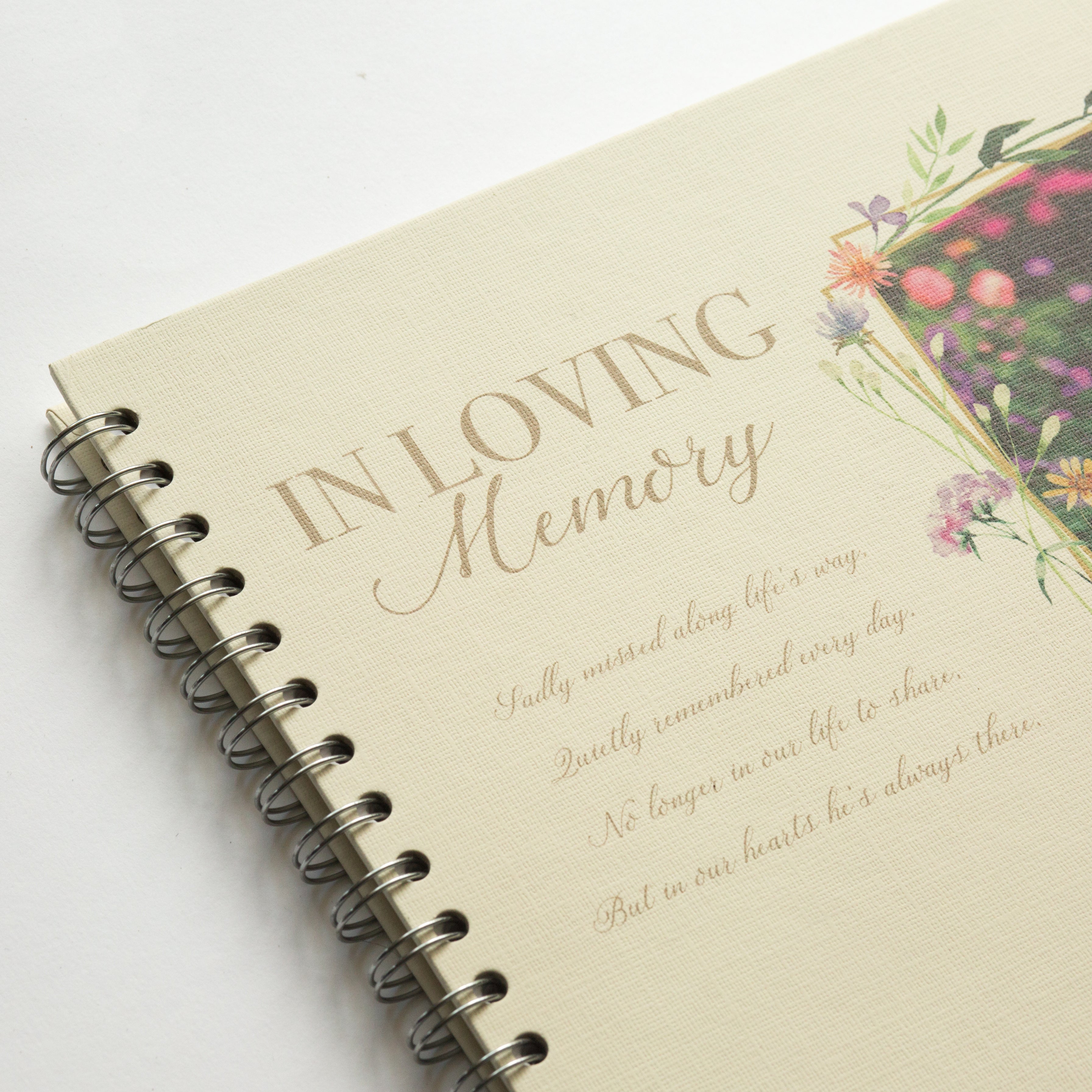 In Loving Memory Photo Memories Book