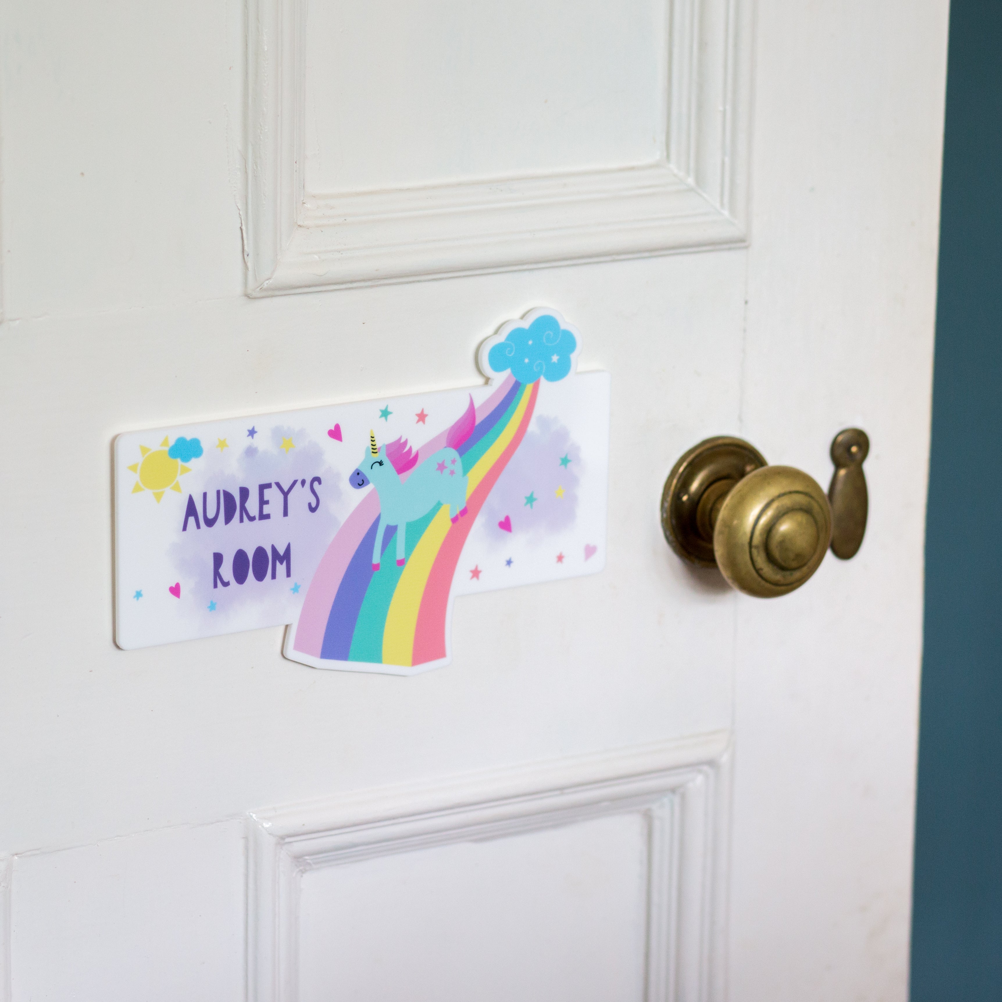 Personalised Unicorn Bedroom Door Sign