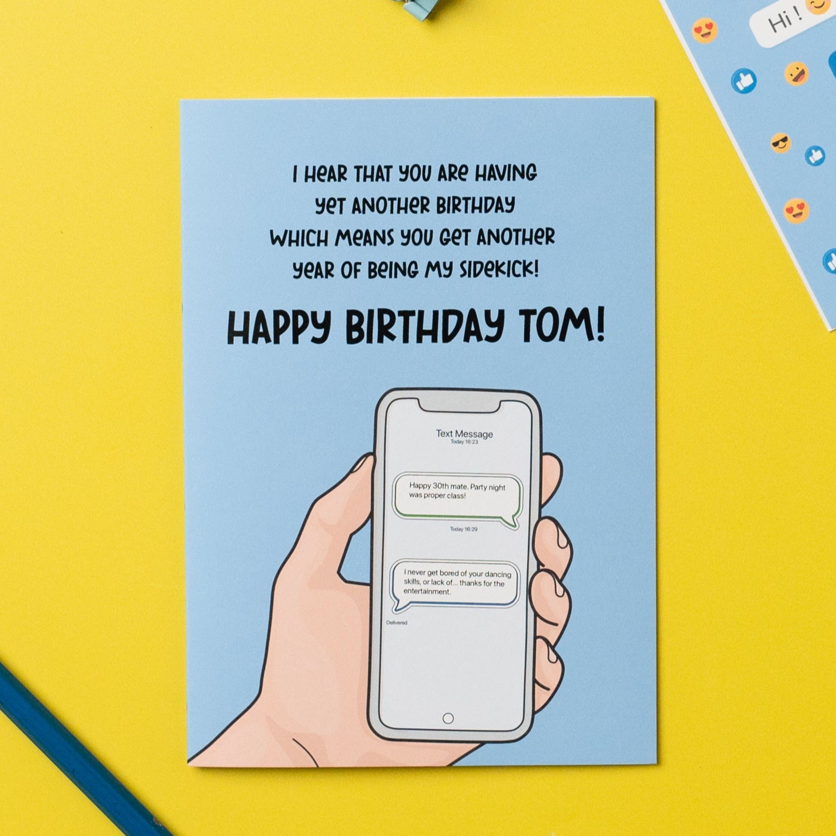 Funny Text Message Phone Greetings Card