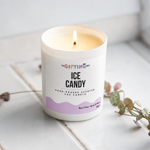 Ice Candy Soy Wax Candle – Sweet Candy & Vanilla Home Fragrance