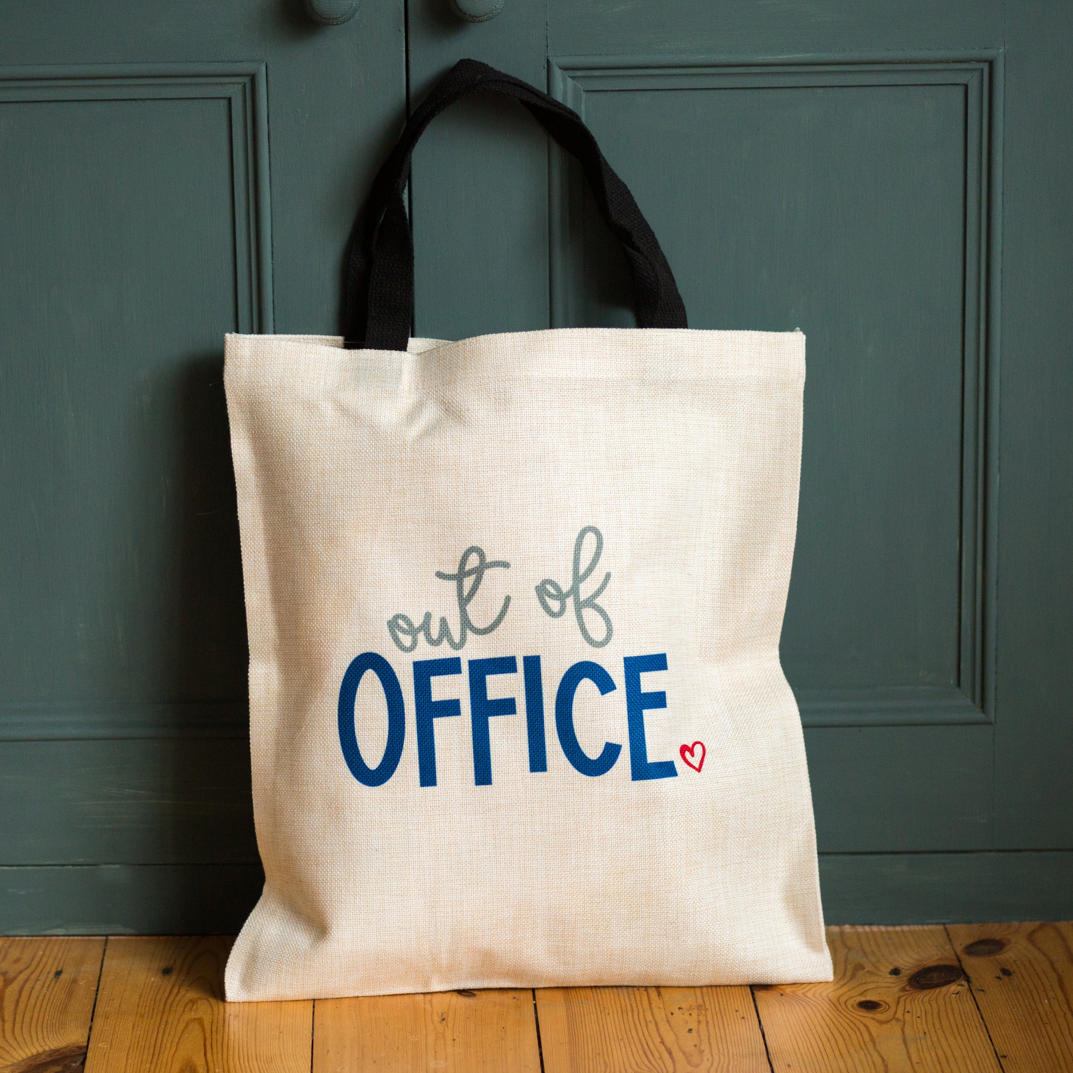 Linen Style Out of Office Tote Bag