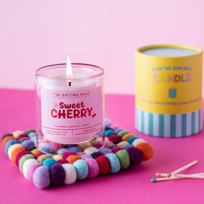Sweet Cherry Blossom & Plum Luxury Soy Candle