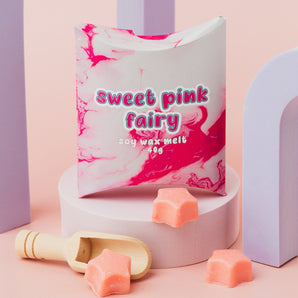 Sweet Pink Fairy Soy Wax Melt | Cotton Candy, Cherry, Vanilla & Pear