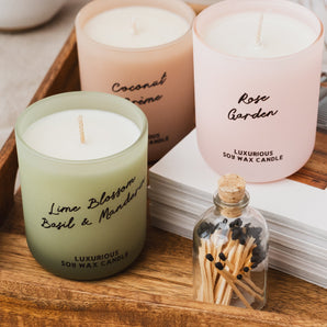 Lime, Basil & Mandarin Soy Candle