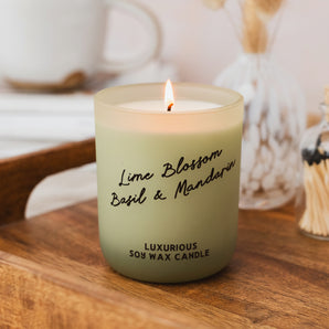 Lime, Basil & Mandarin Soy Candle