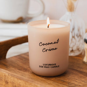 Coconut Crème – Tropical Coconut & Pineapple Soy Wax Candle