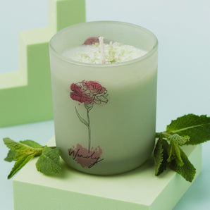 Personalised Birth Flower Candle – A Meaningful Birthday Gift
