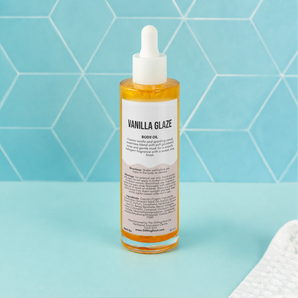 Vanilla Glaze Body Oil – Creamy Vanilla & Sweet Candy Scented Body Oil