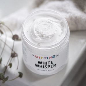 White Whisper – Soft Floral & Vanilla Whipped Soap