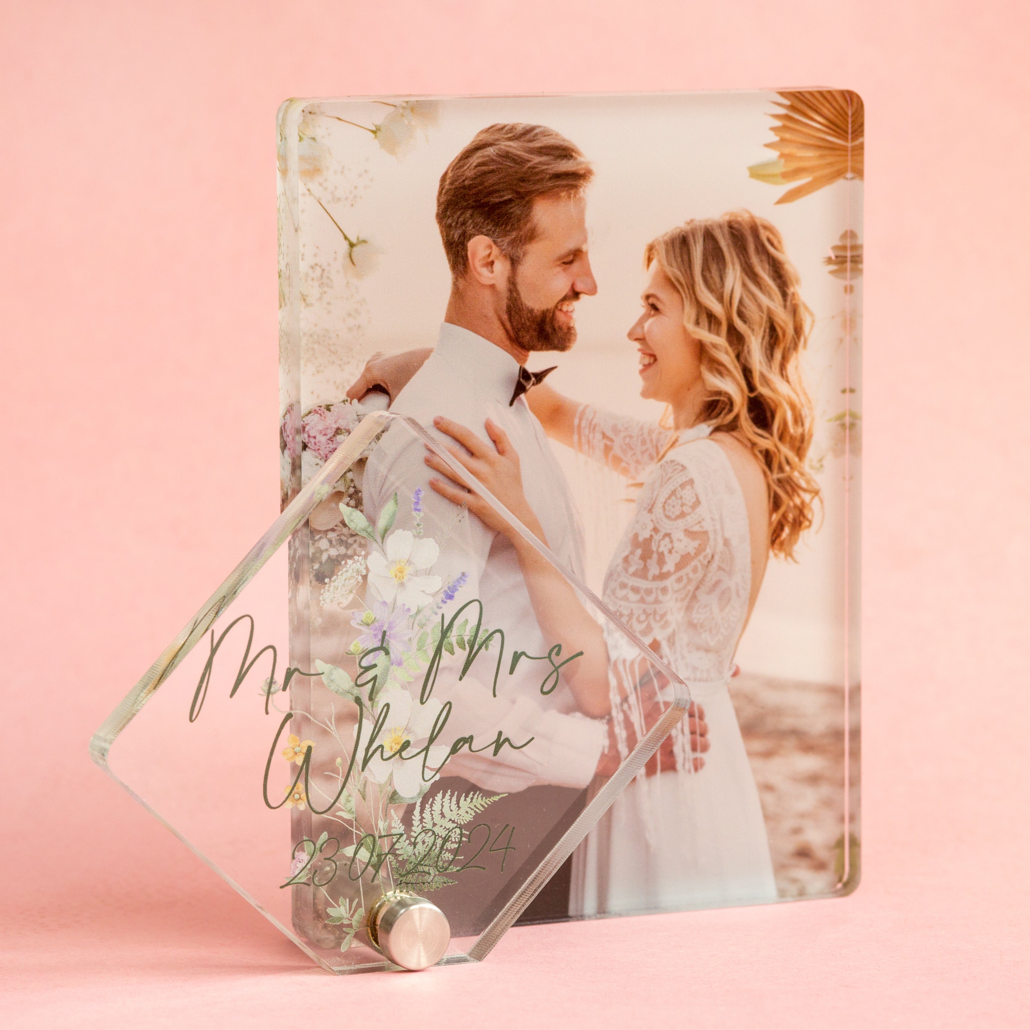 wedding photo double layer stand