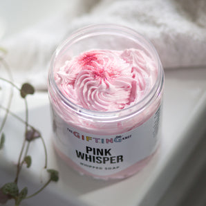 Pink Whisper Whipped Soap – Fresh, Fruity & Delicate Floral Cleanser