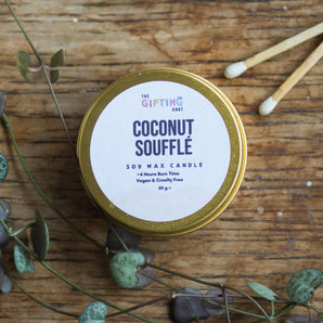 Coconut Soufflé Soy Wax Mini Travel Candle 30g