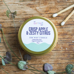 Crisp Apple & Zesty Citrus Mini Travel Candle 30g