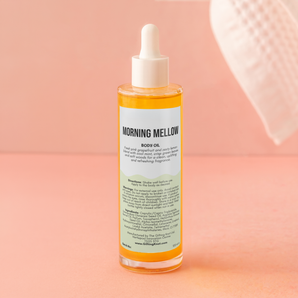 Morning Mello Body Oil – Grapefruit, Citrus & Mint Scented Body Oil