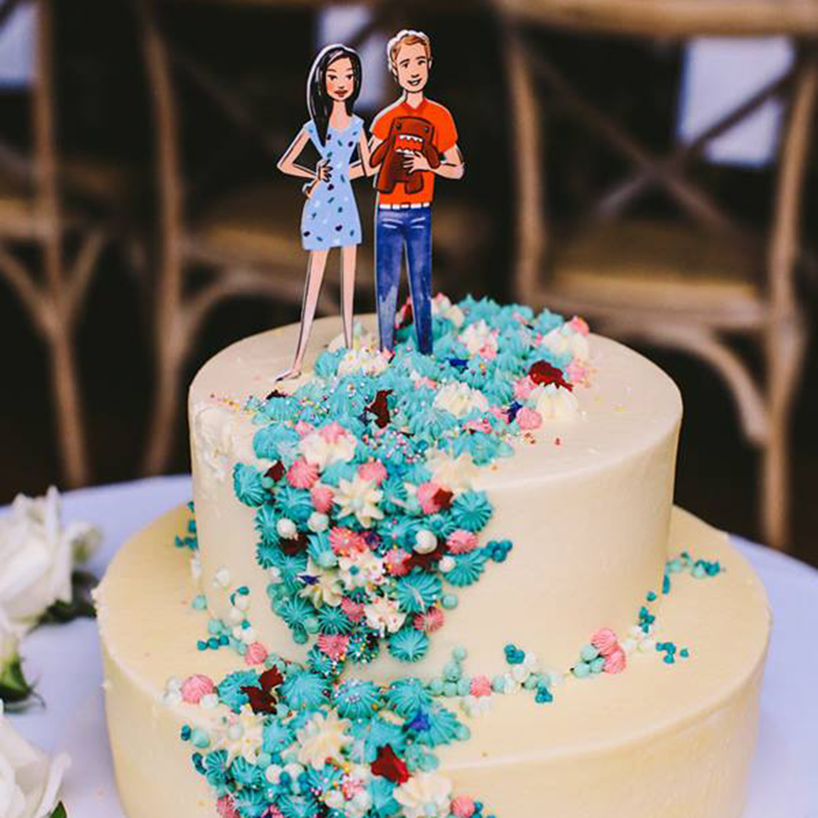 Personalised and Custom Made Party Wedding Or Birthday Cake Topper