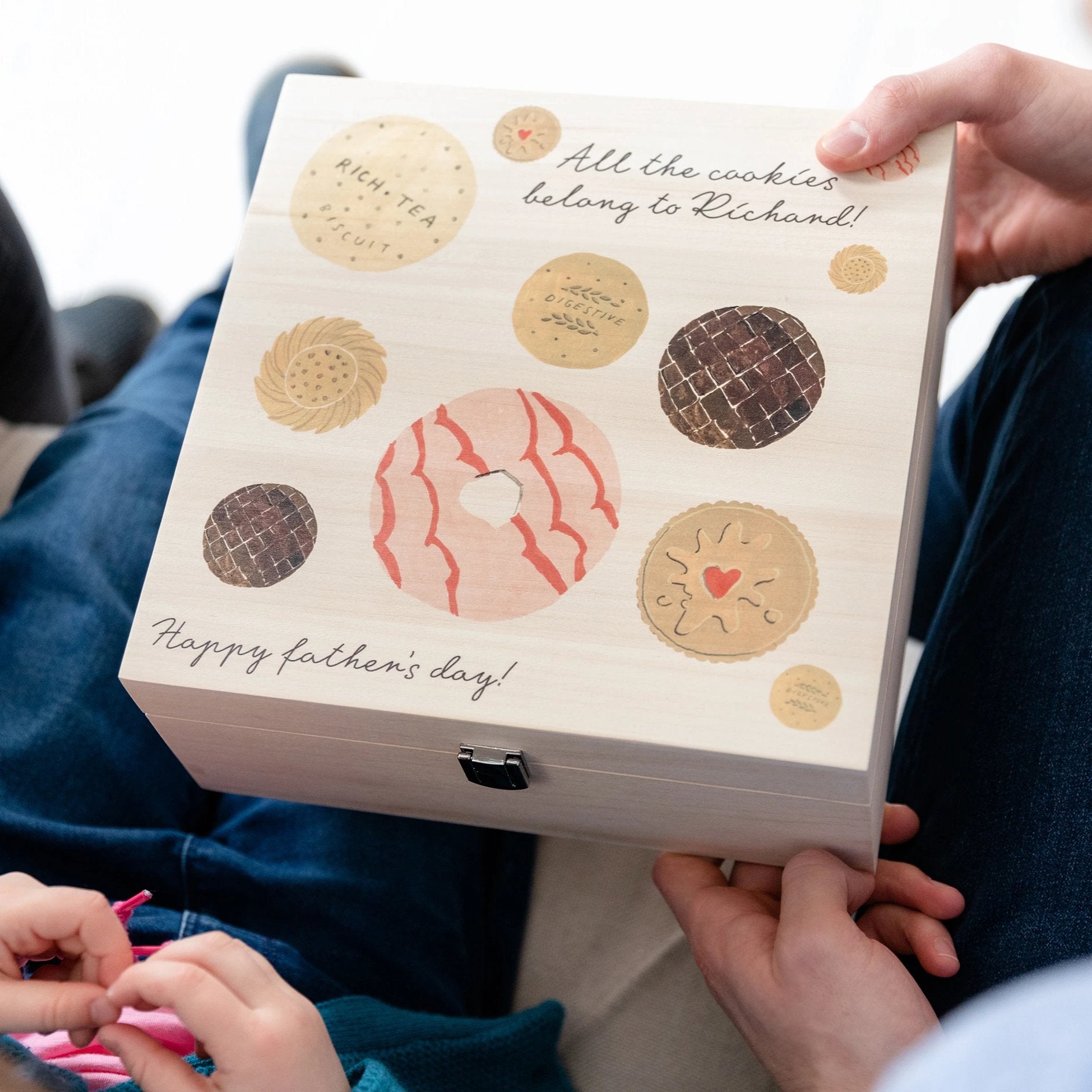Personalised Cookies Keepsake Gift Box - Funky Laser
