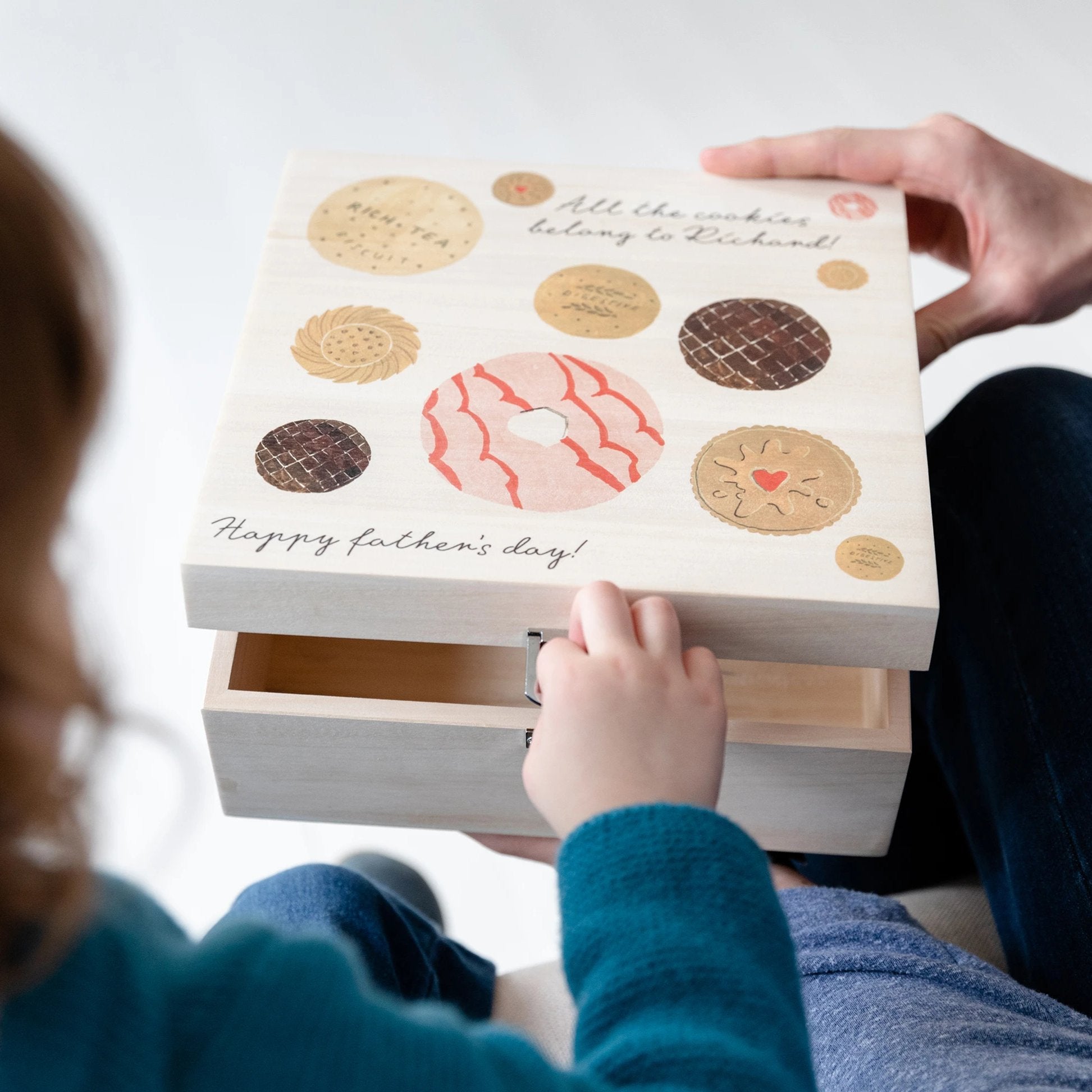 Personalised Cookies Keepsake Gift Box - Funky Laser