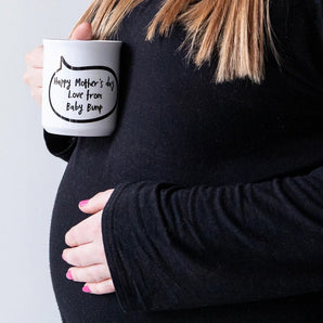 Personalised Mother To Be Speech Bubble Mug From Bump