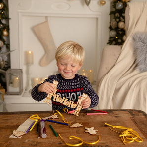 Children's Christmas Toy Soldier Hanging Decorations Kit 