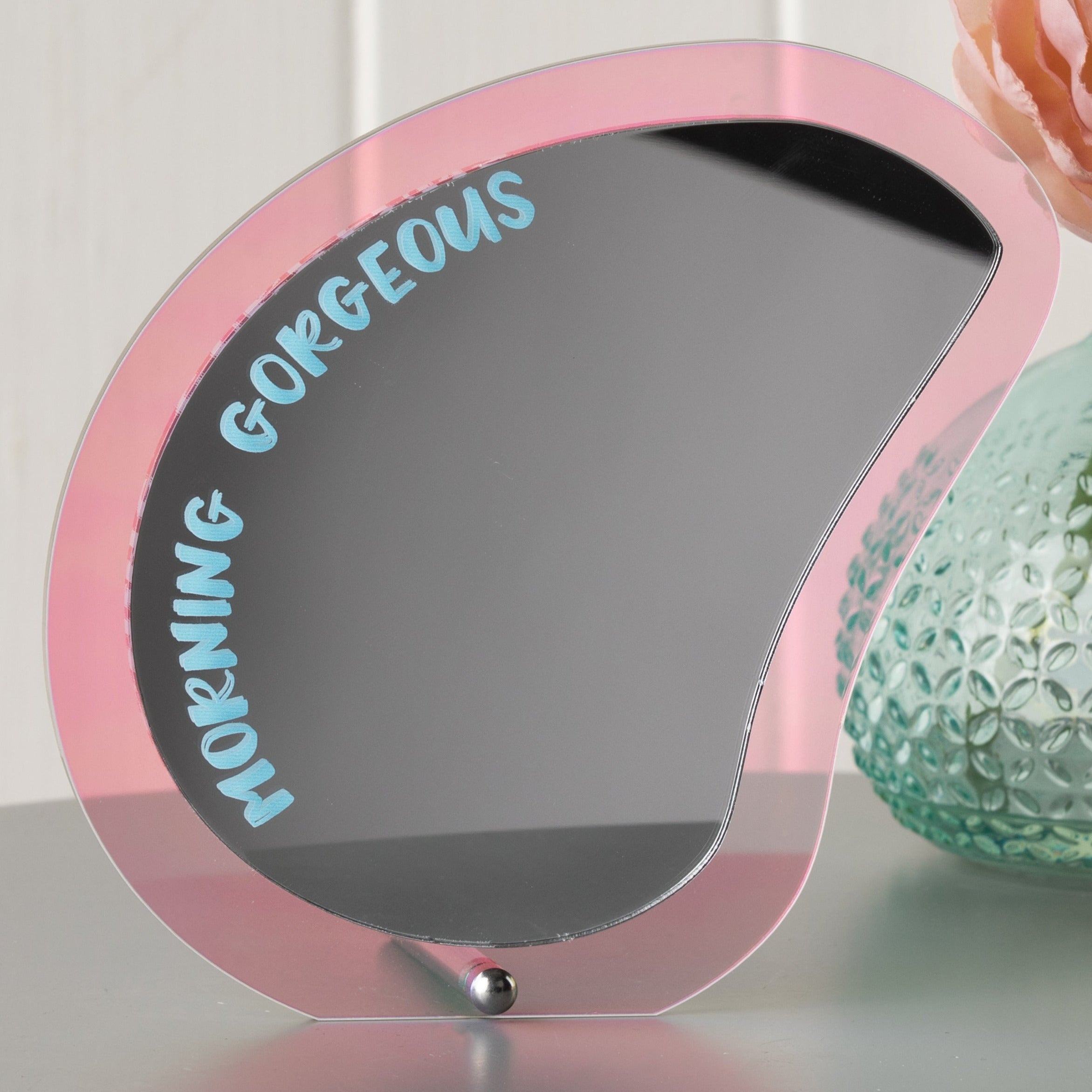 Personalised Bedside Table Affirmation Mirror