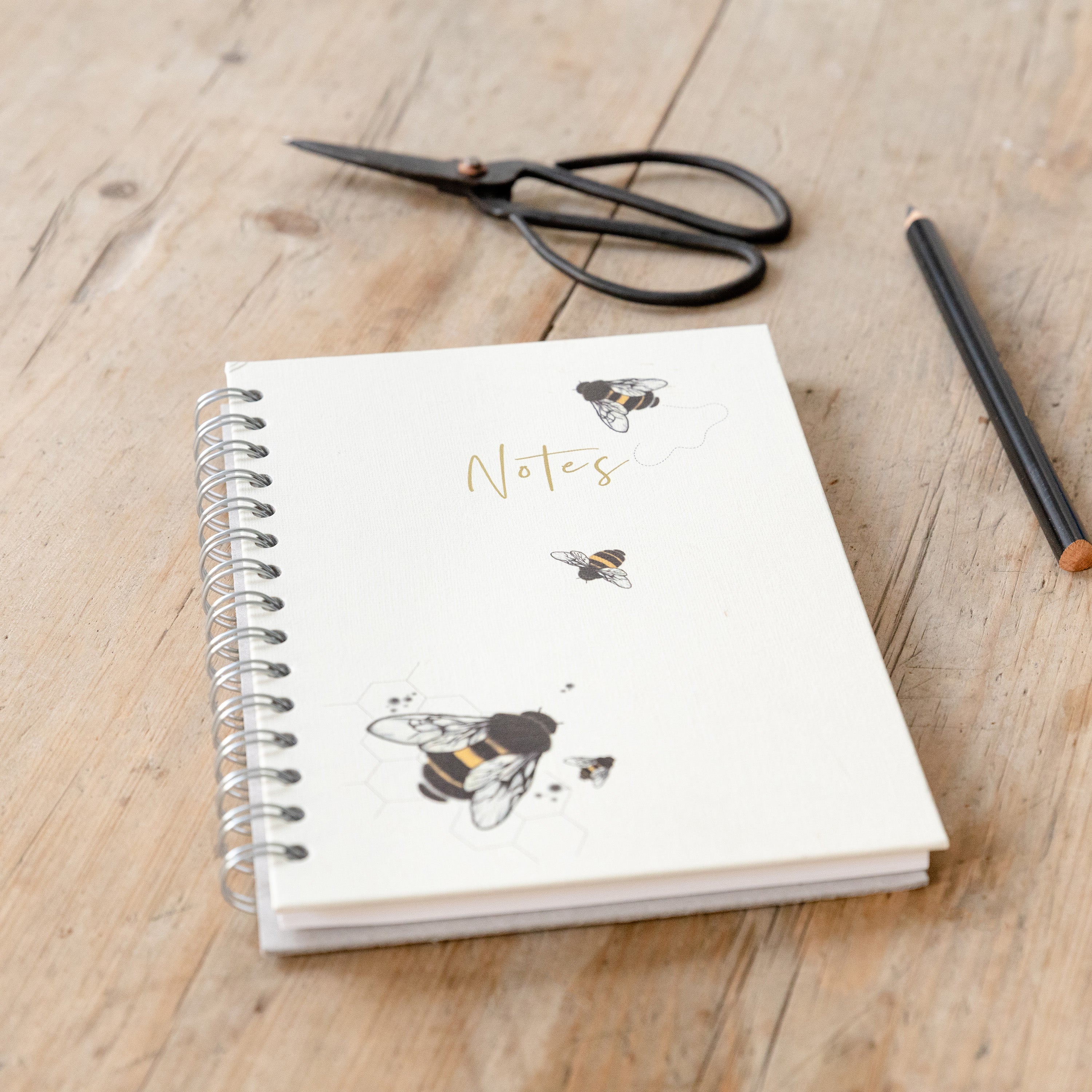 Personalised Bees Hardback Notebook