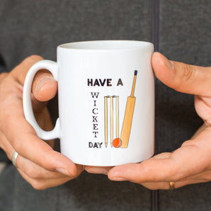 Funny Personalised Novelty Cricket Fan Ceramic Mug
