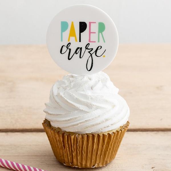 Custom Printed Branded Cupcake Toppers