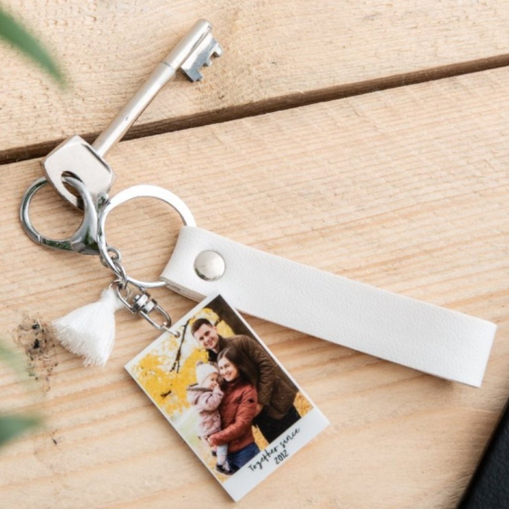 Personalised Photograph Keyring - Funky Laser