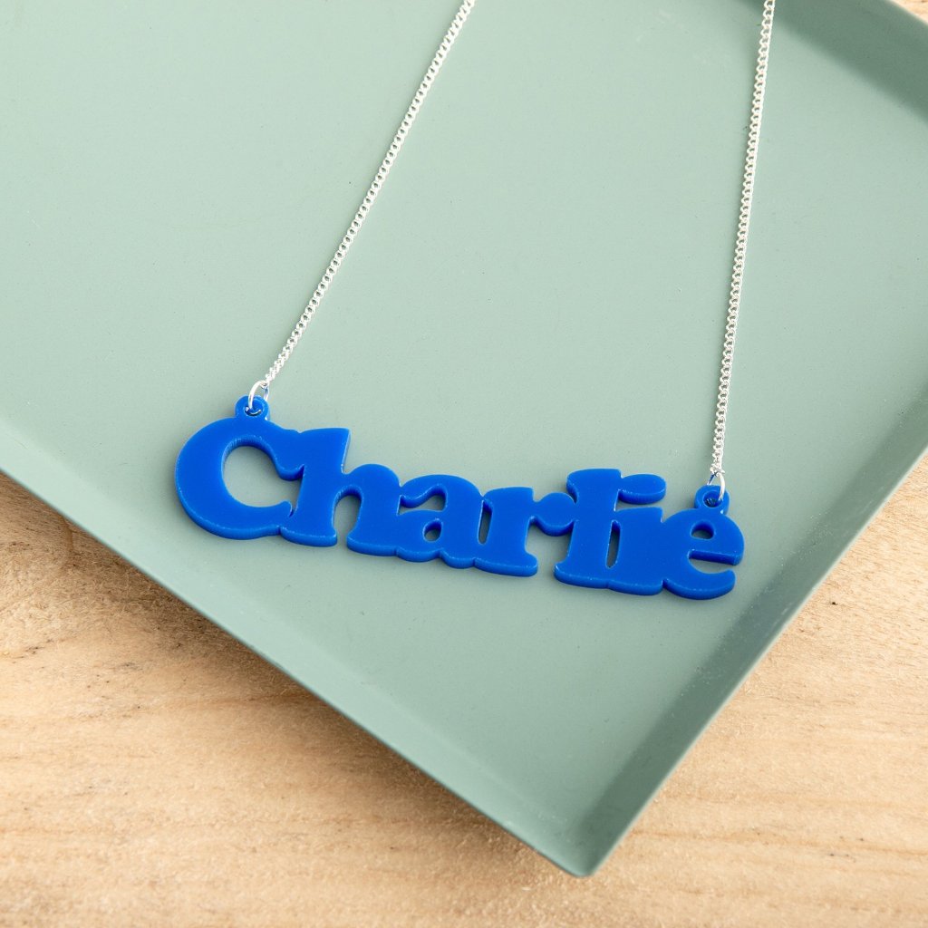 Personalised Bold Style Name Necklace