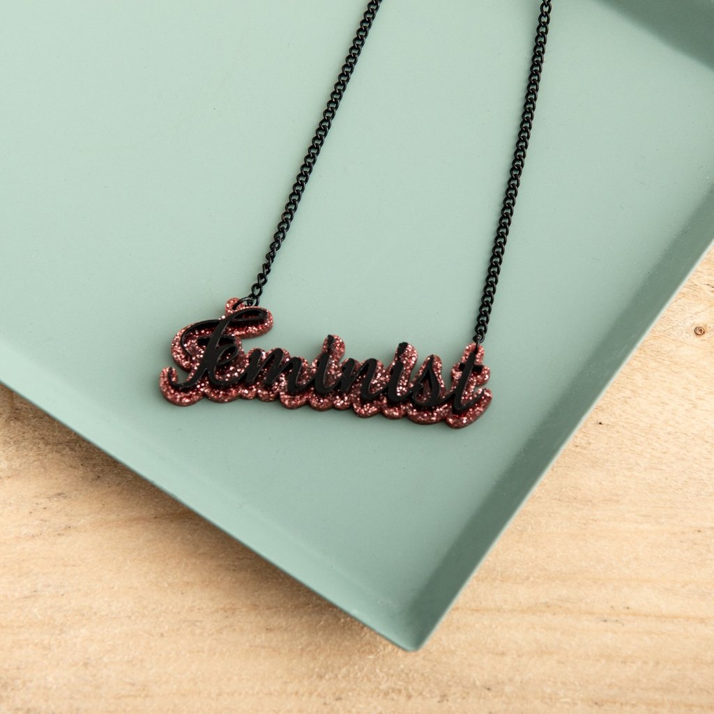 Personalised Double Script Name Necklace