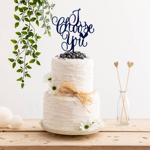 I Choose You Cake Topper