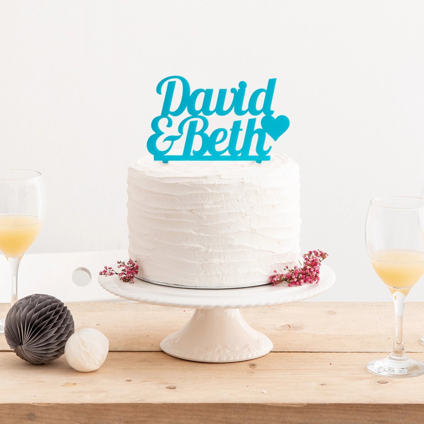 Personalised Bold Names Cake Topper
