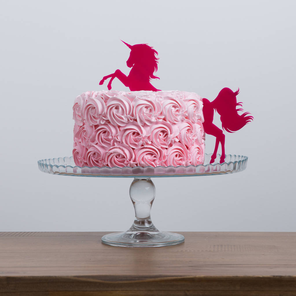 Unicorn Cake Acrylic Topper Decoration
