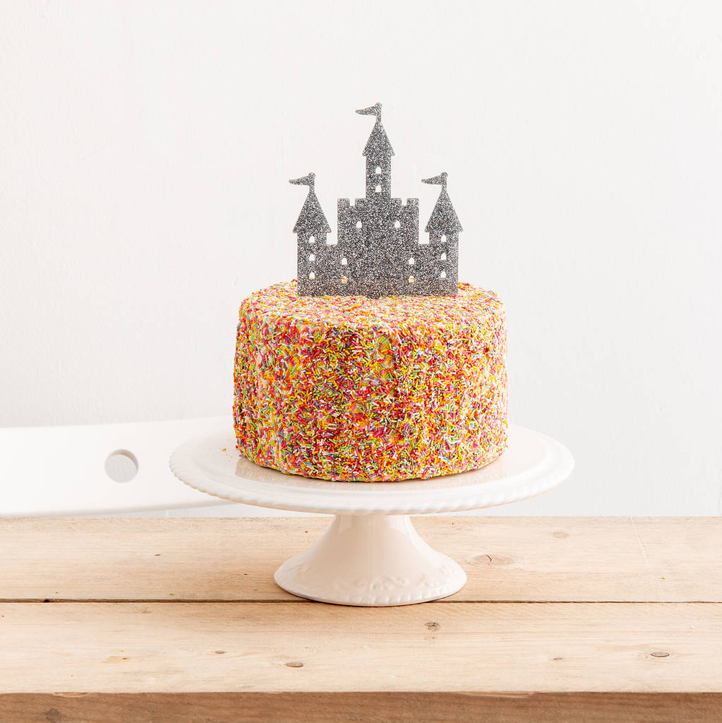 Princess Castle Birthday Party Cake Topper