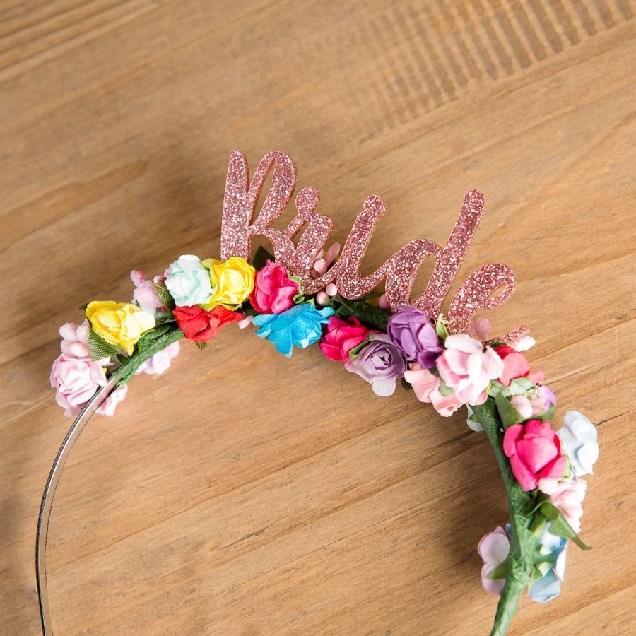 Colourful Bride Floral Headband