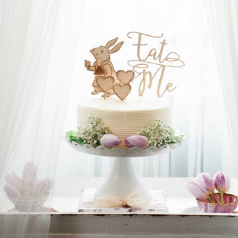 Alice In Wonderland Table Cake Topper Decoration Set 