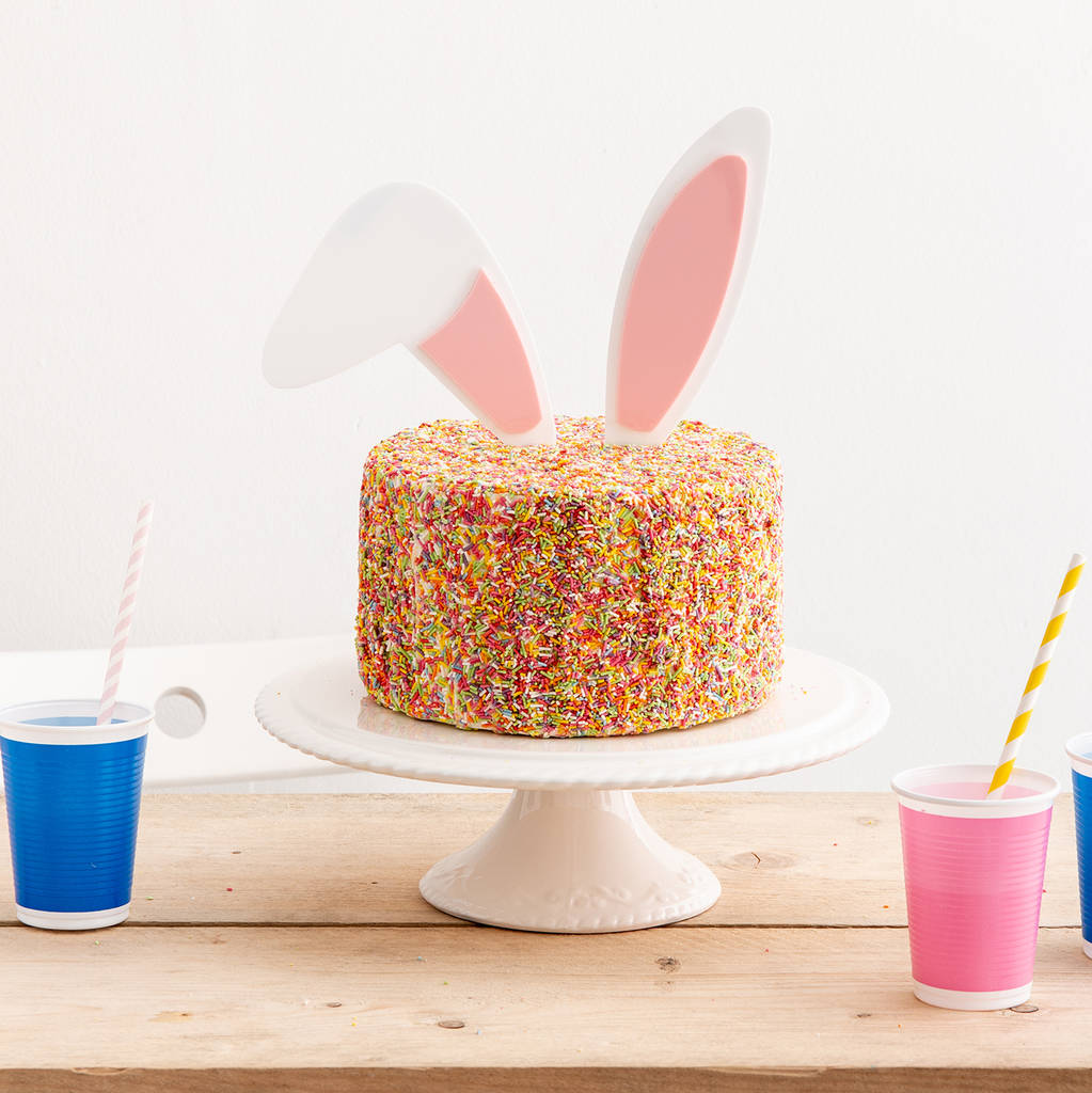 Bunny Ears Easter Cake Topper